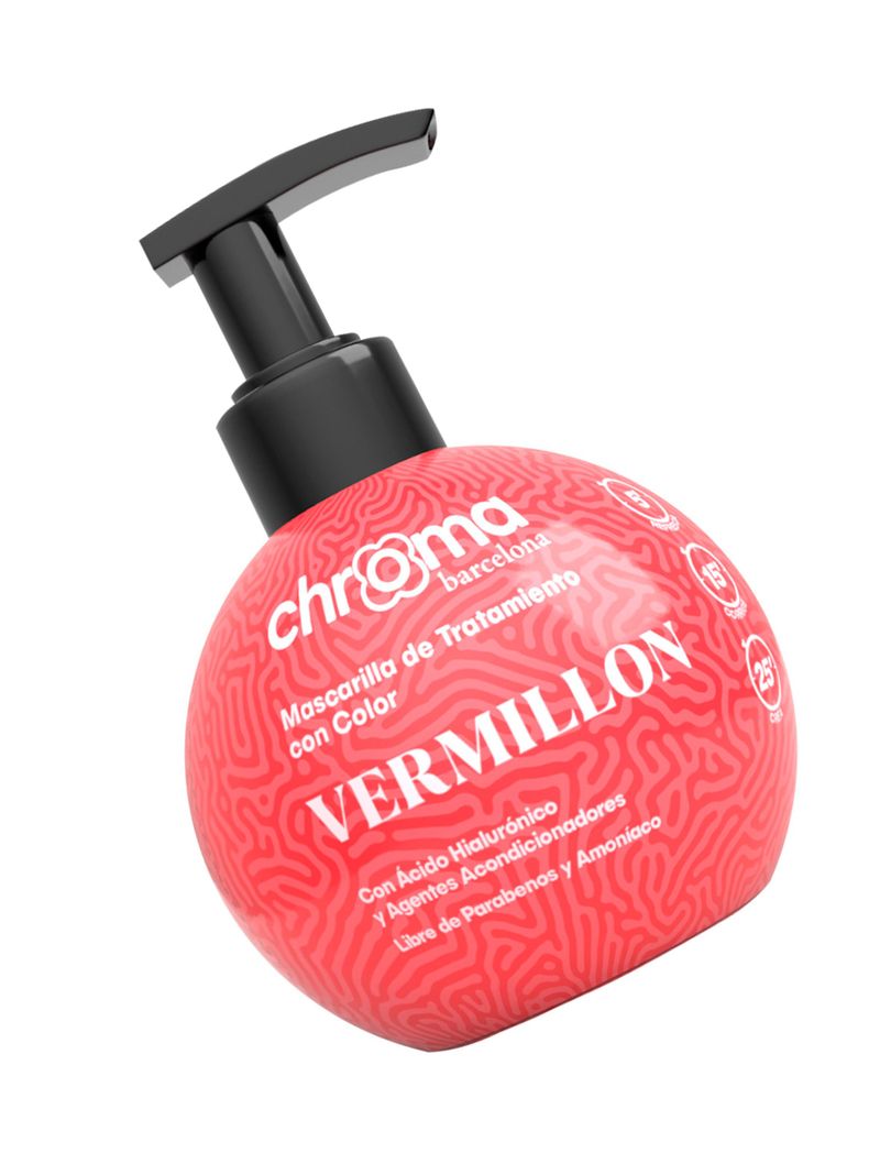 Chroma Barcelona Matizador Semi Permamente Vermillon 250 Ml-1