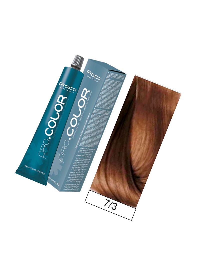 Tintura Permanente Pro.color BBcos  7/3 Rubio Dorado 100ml-1