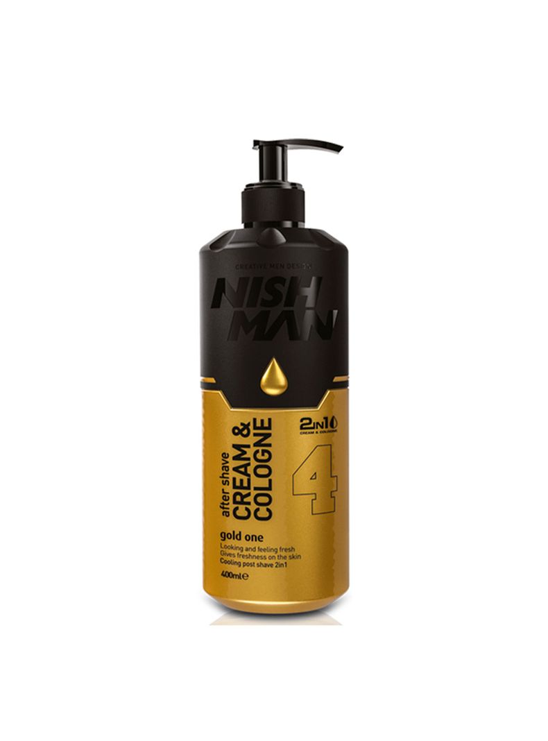 Nishman - Crema Y Colonia After Shave N°04 Gold 400 Ml-0