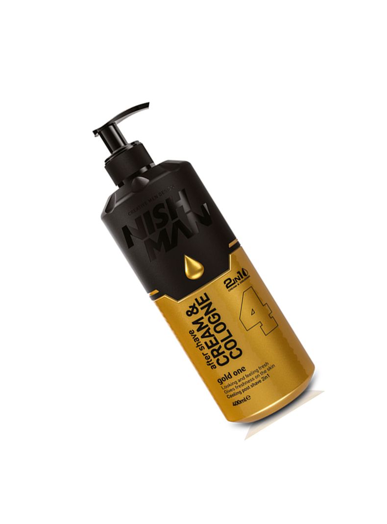 Nishman - Crema Y Colonia After Shave N°04 Gold 400 Ml-1