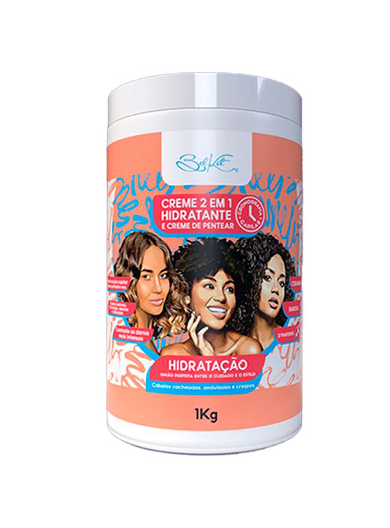 Crema Peinar Mascara Capilar Belkit Nutrición Pelo Rulos-0