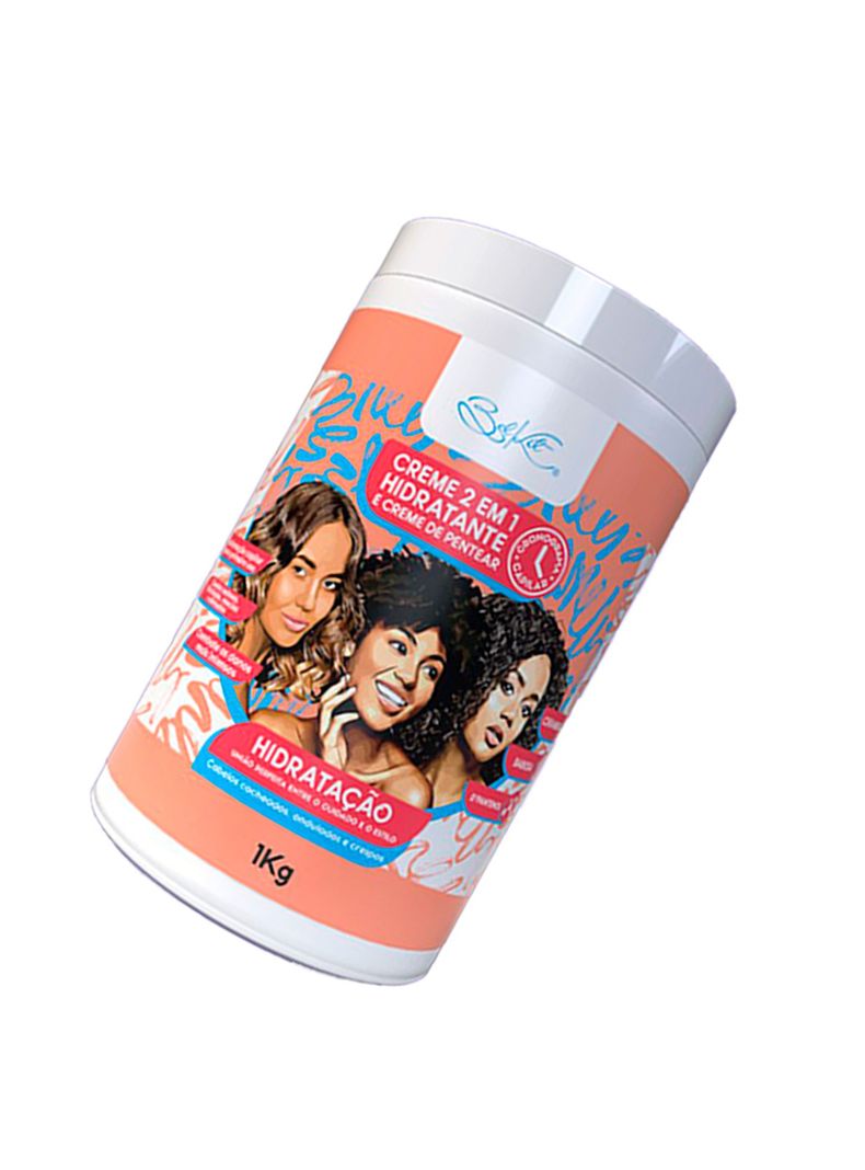 Crema Peinar Mascara Capilar Belkit Nutrición Pelo Rulos-1