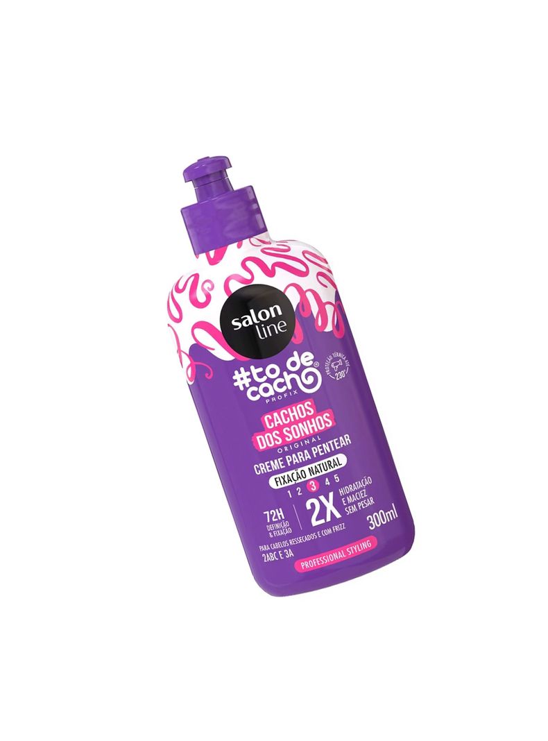 Crema De Peinar Cachos Dos Sonhos Tode Cacho 300ml-1