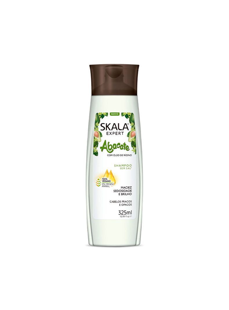 Shampoo De Aguacate Cabello Débil Sin Sal Skala 325 Ml-0