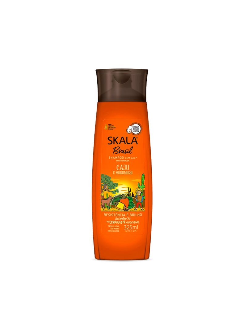 Shampoo De Caju Aporta Resistencia Y Brillo Skala 325 Ml-0