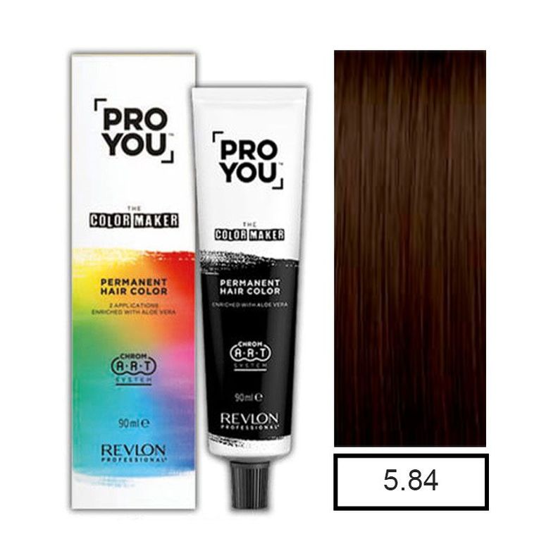 Tintura 5.84 Pro You Castano Claro Cobrizo 90ml Revlon