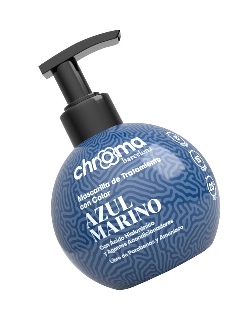 Chroma Barcelona Matizador Semi Permamente Azul Marino 250 Ml-1