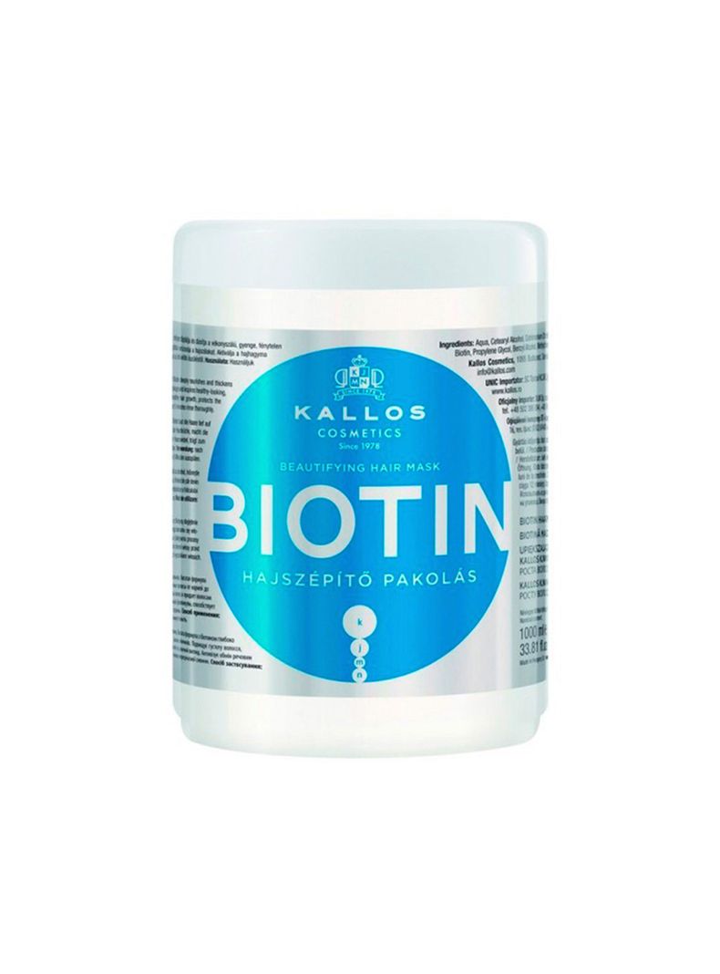 KALLOS - Máscara Biotin para cabellos debiles y delgados 1000ml-0