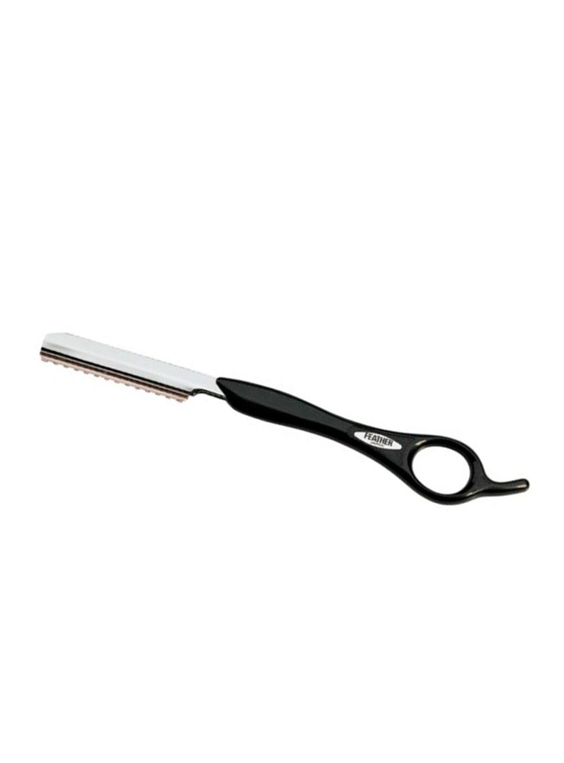 Navaja Profesional Negra Feather-1