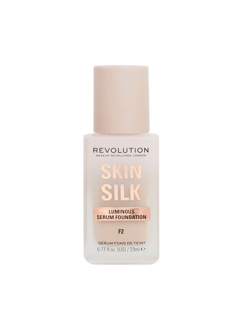 Base de maquillaje Skin Silk Serum de Makeup Revolution 23ml - F2 CLARO-0