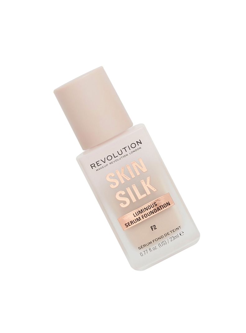 Base de maquillaje Skin Silk Serum de Makeup Revolution 23ml - F2 CLARO-1
