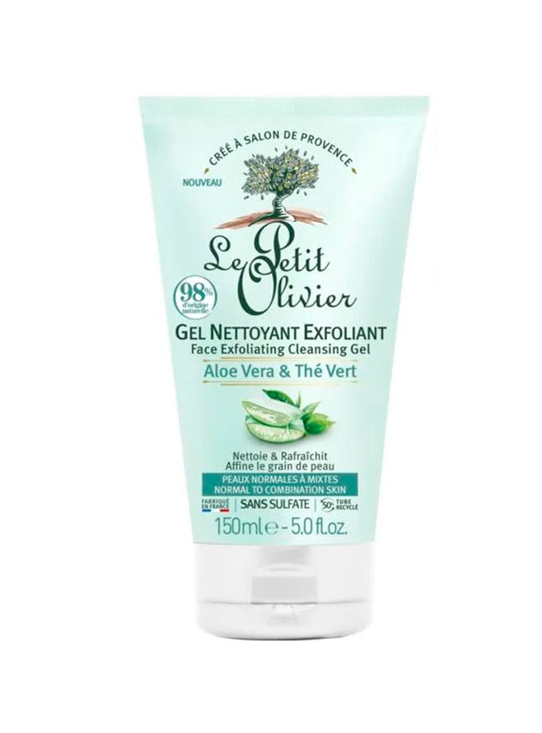 Gel Exfoliante  Piel Aloe Vera Te Verde Le Petit 150 Ml-0