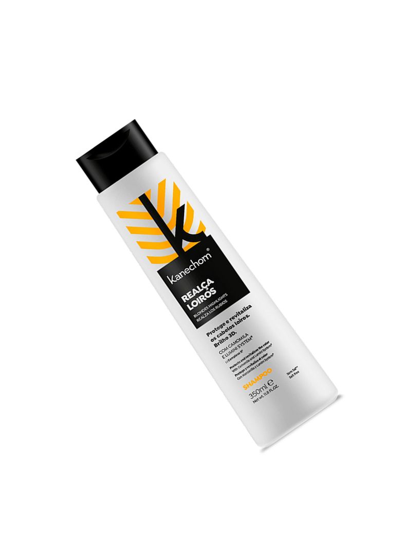 Shampoo Realzador Cabellos Rubios Manzanilla Kanechom 350ml-1