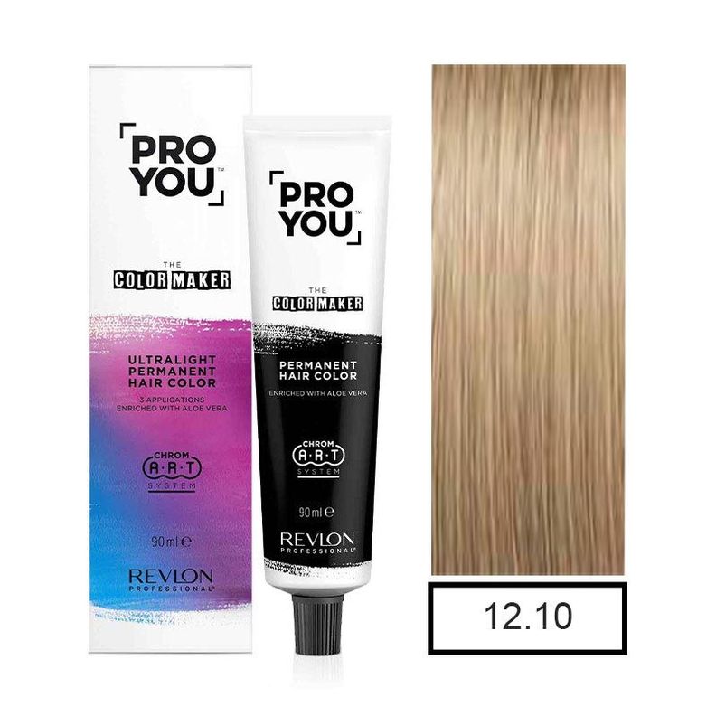 Tintura 12.10 Pro You Rubio Platino Ceniza 90ml