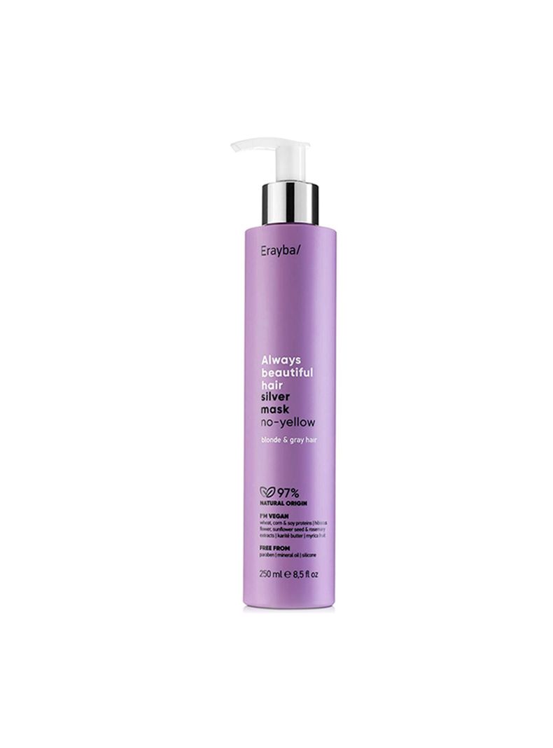ERAYBA - Mascarilla Silver Matizante cabellos rubios 250ml-0
