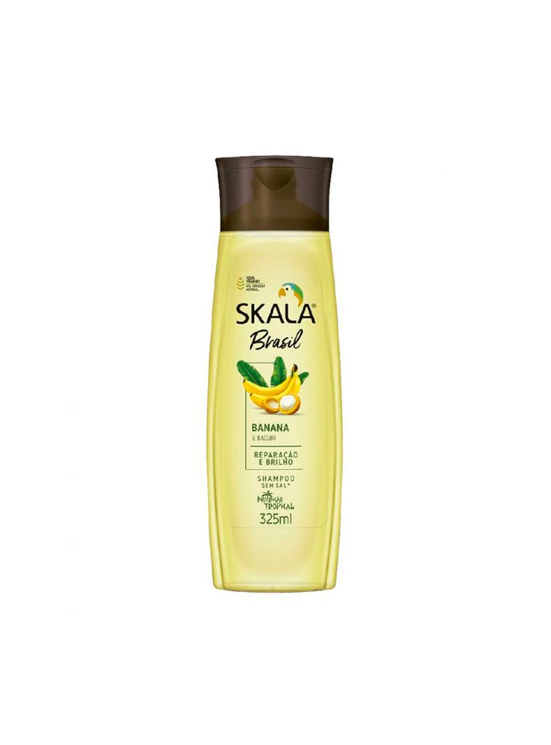 Shampoo Reparador De Banana Sin Sal Skala 325 Ml-0