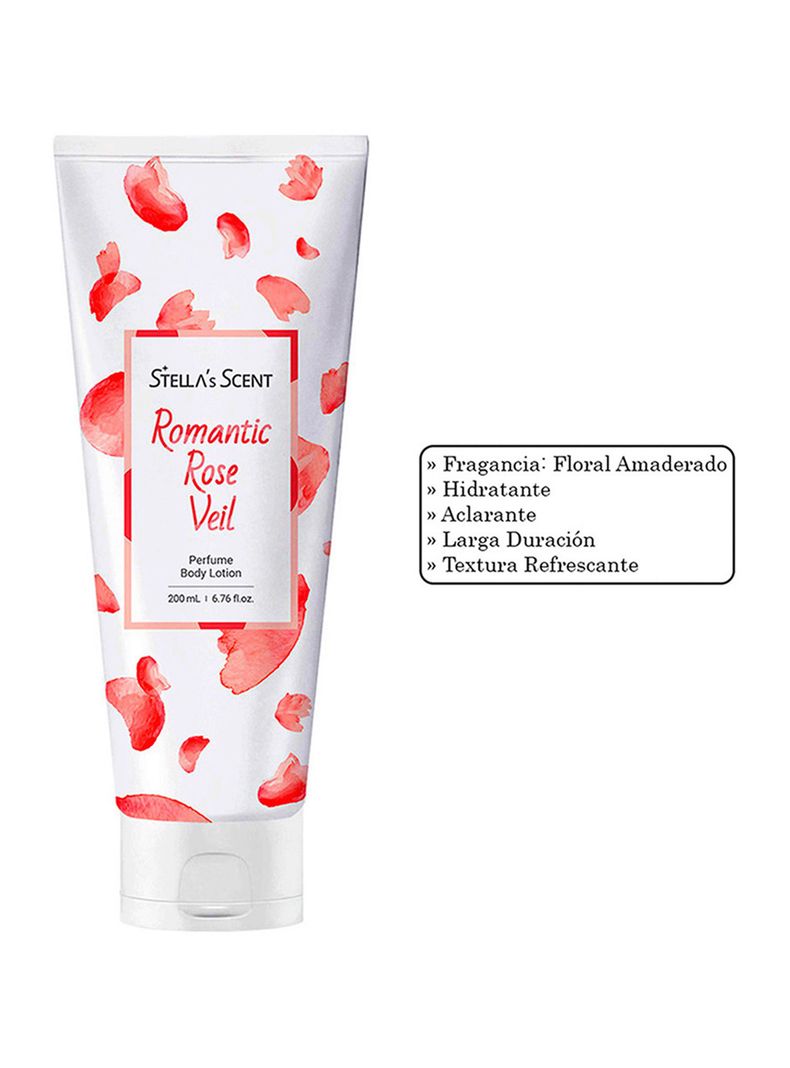 CREMA CORPORAL ROMANTIC ROSE VEIL 200ML STELLAS SCENT-2