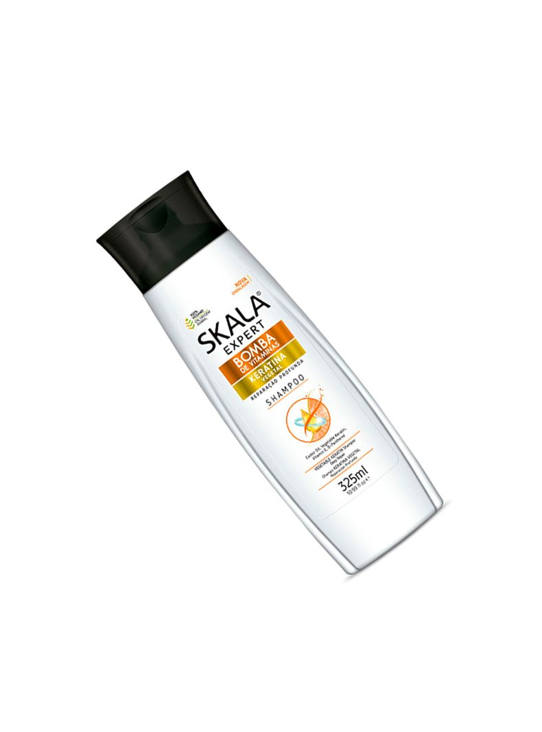 Shampoo Bomba De Vitamina Keratina Sin Sal Skala 325Ml-1