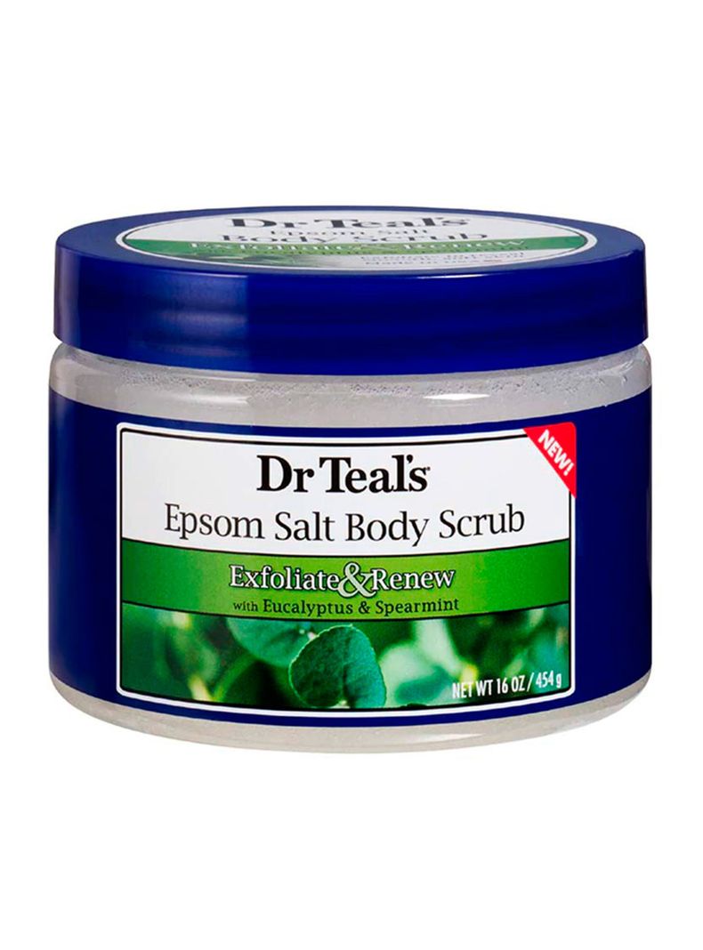 Dr Teal's Exfoliante Sal Epsom Body Scrub Eucalipto Y Menta-0