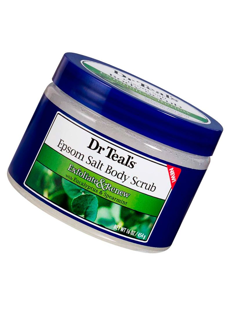Dr Teal's Exfoliante Sal Epsom Body Scrub Eucalipto Y Menta-1