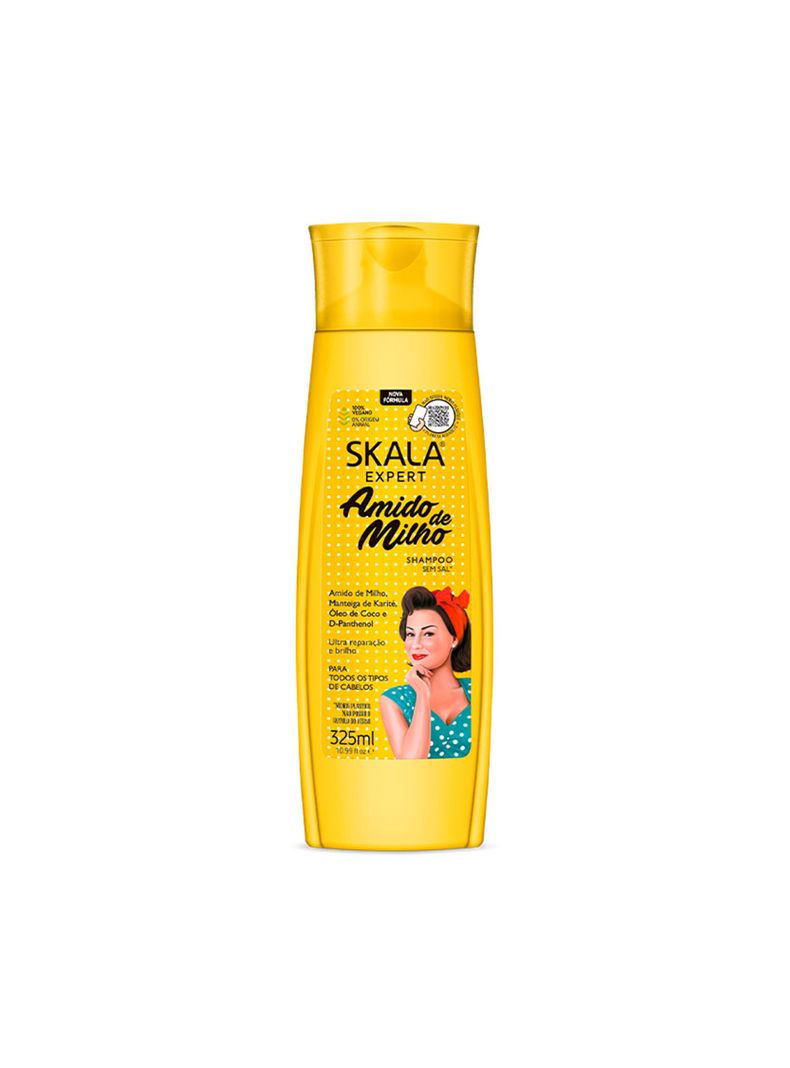 Shampoo De Almidón Todo Cabello Sin Sal Skala 325 Ml-0