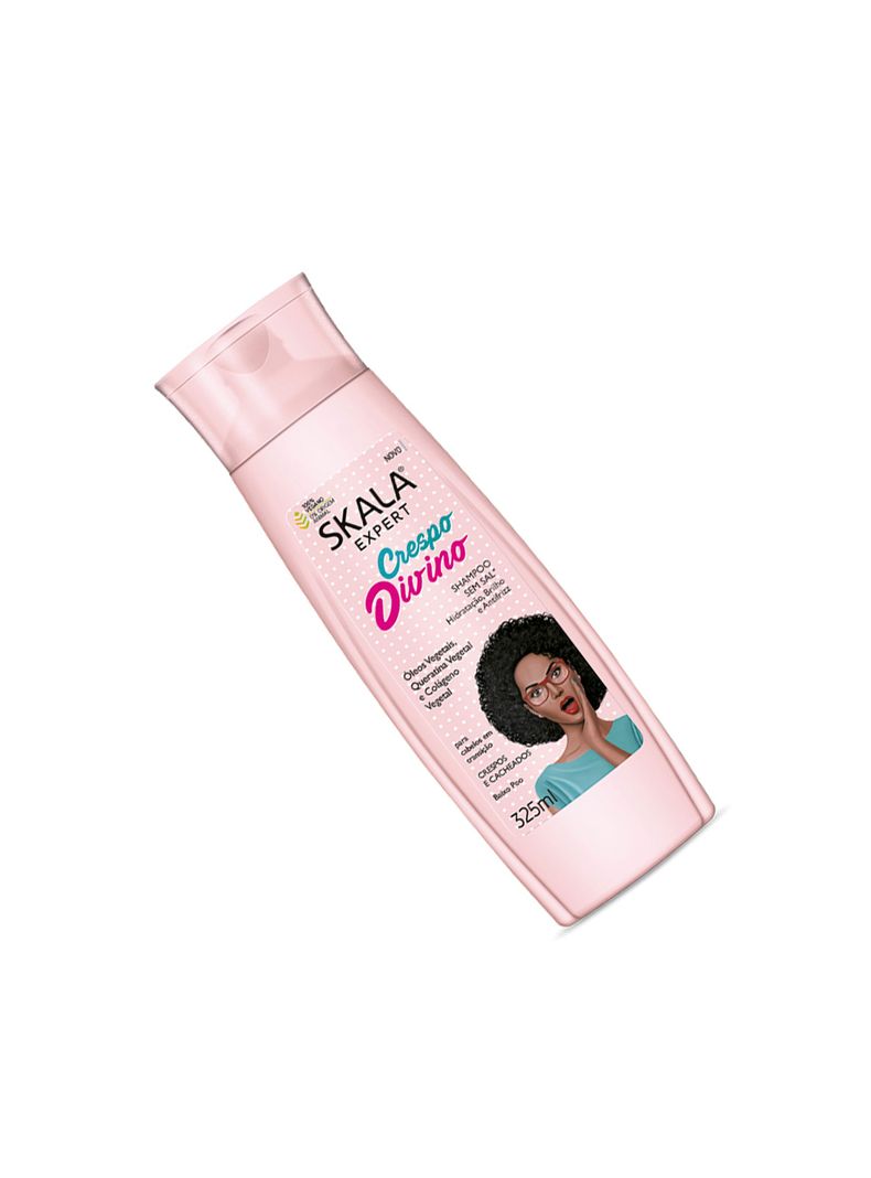 Shampoo Crespo Divino Hidratante Sin Sal Skala 325 Ml-1