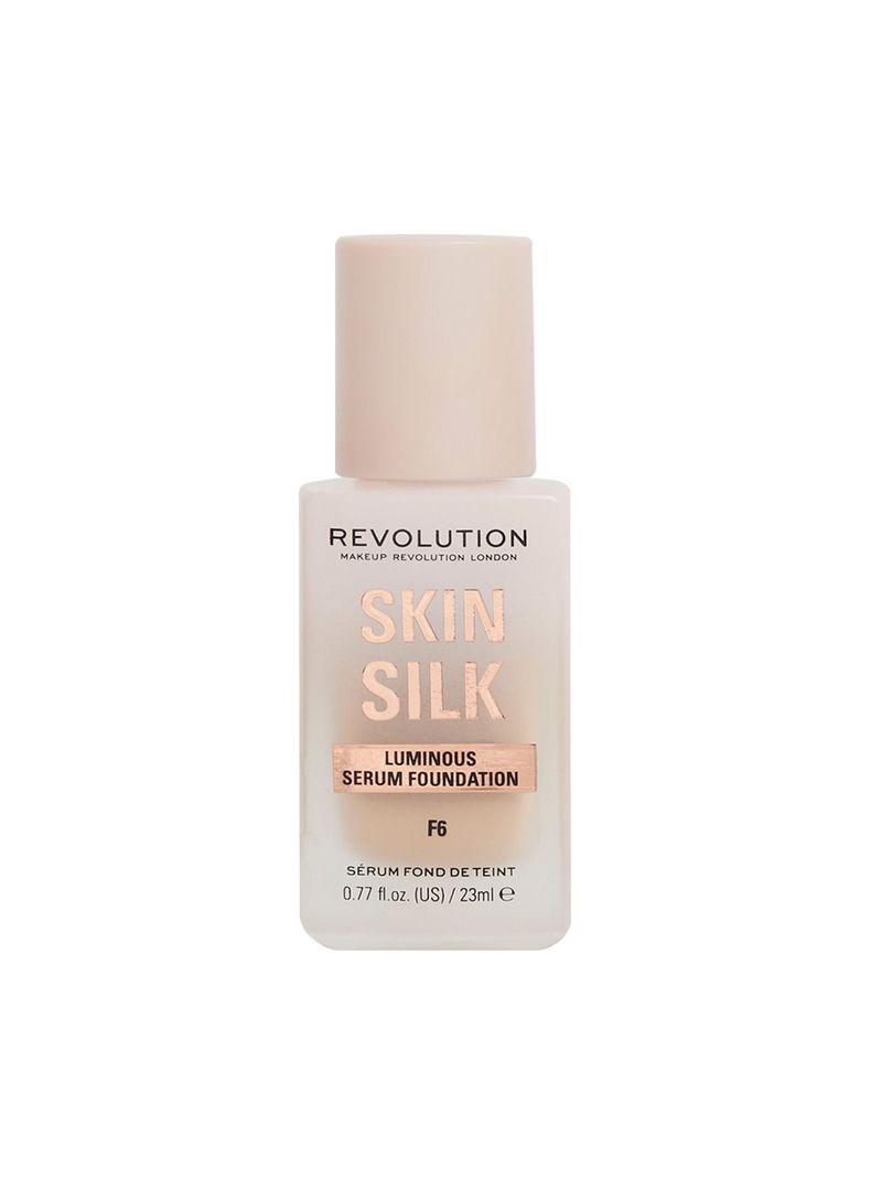 Base de maquillaje Skin Silk Serum de Makeup Revolution 23ml - F6 CLARO-0