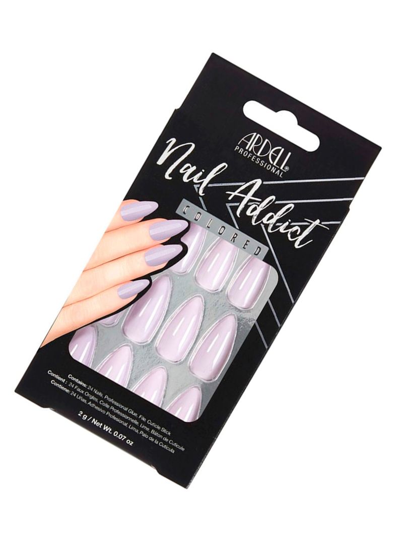 Uñas Postizas Ardell  Color Lila-1