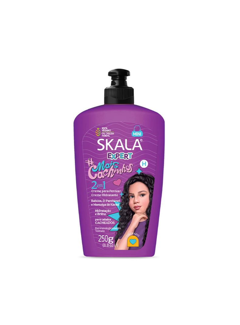 Crema De Peinar 2-1 Karité Cabello Rizado Kids Skala 250Gr-0