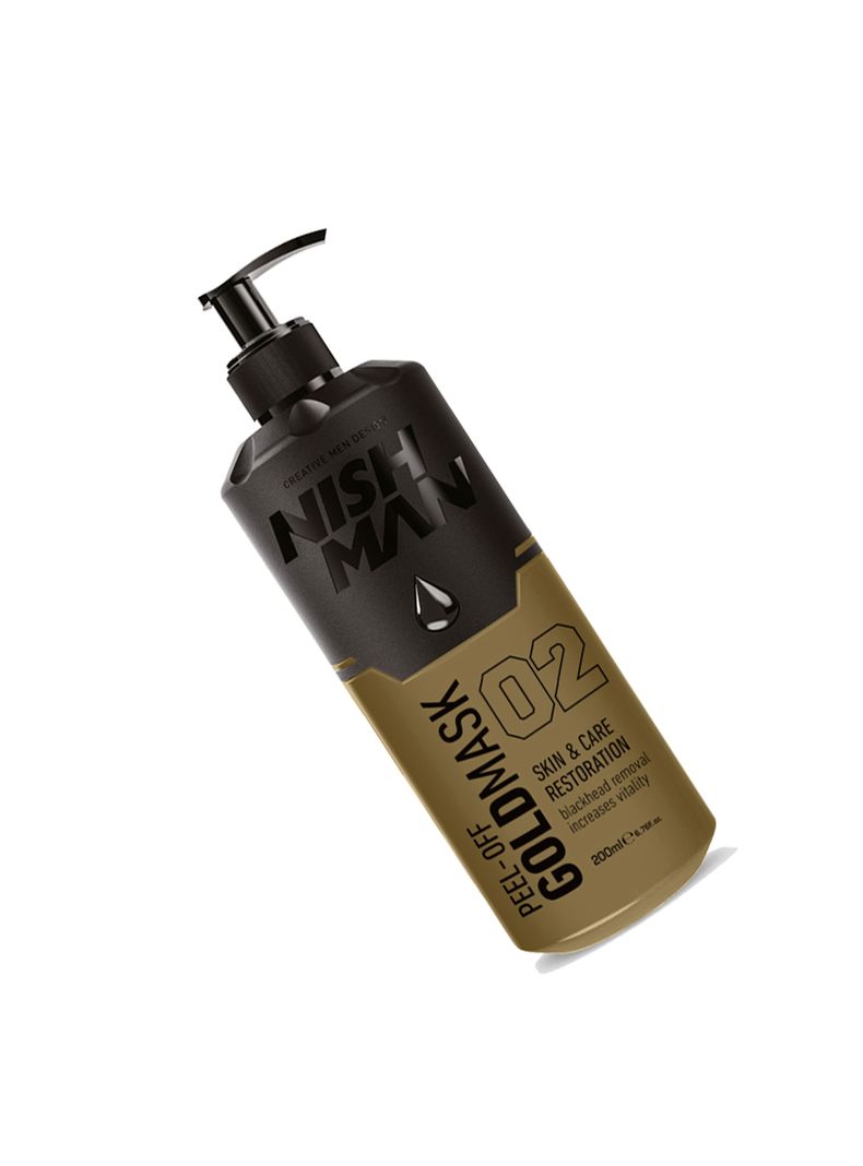 Nishman - Máscara Facial Peel-off N°02 Gold 200 Ml-1