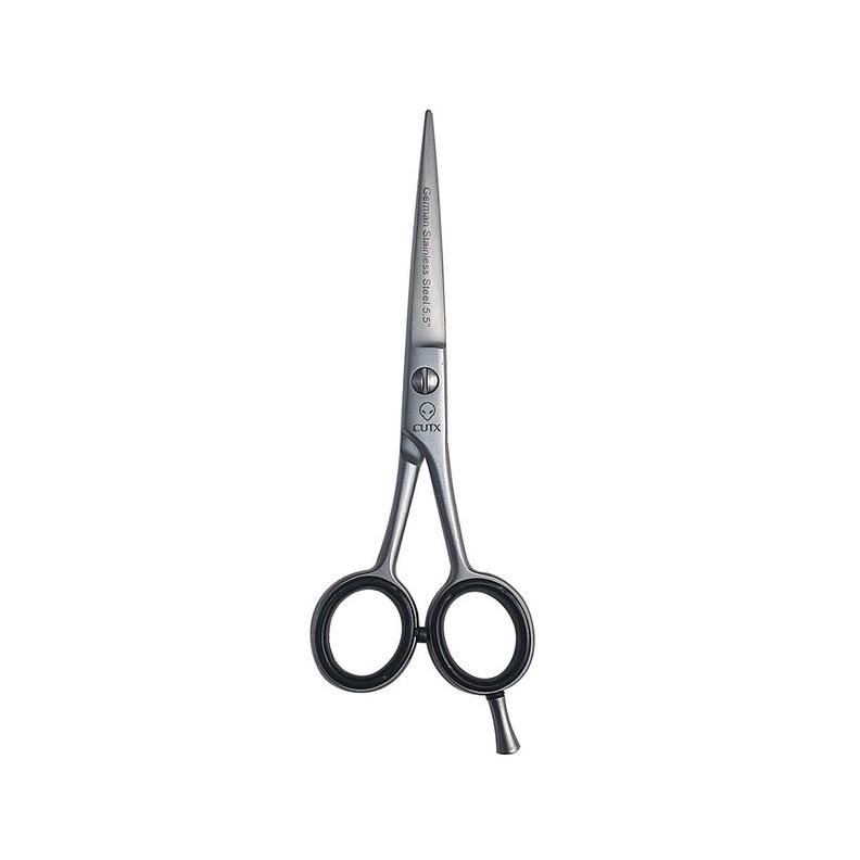 Tijera CUTX Filo Navaja 5,5" color Gris mate INCLUYE ESTUCHE-0