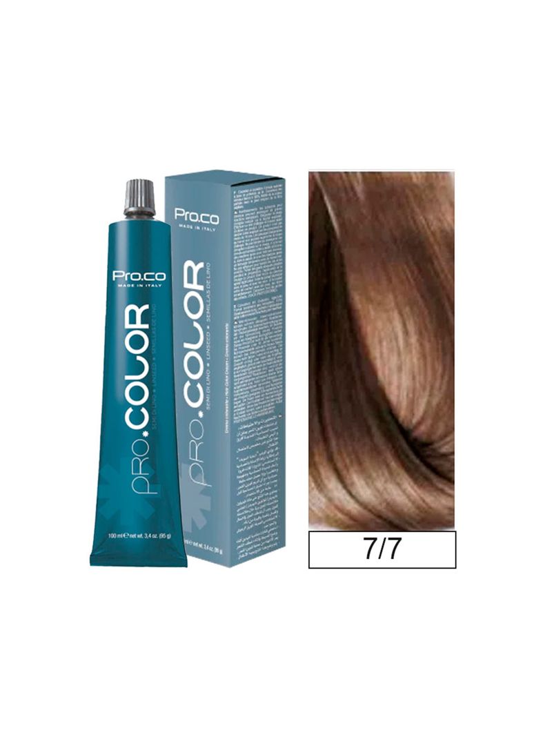 Tintura Permanente Pro.color BBcos  7/7 Rubio Beige 100ml-0