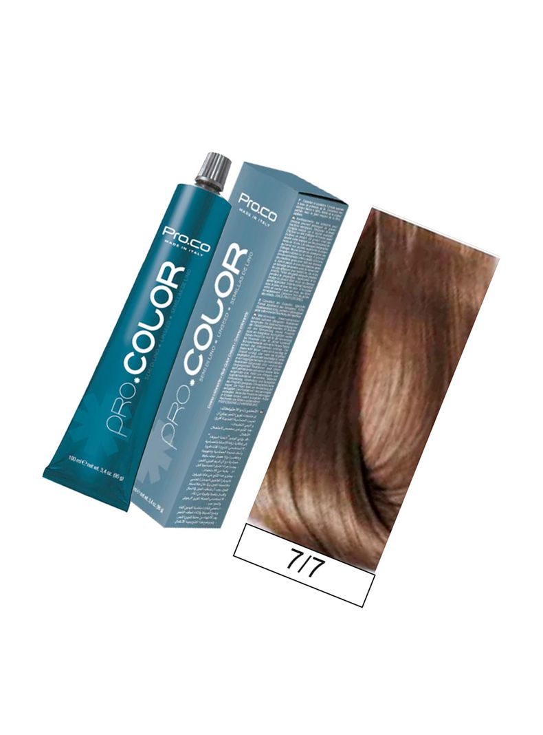 Tintura Permanente Pro.color BBcos  7/7 Rubio Beige 100ml-1