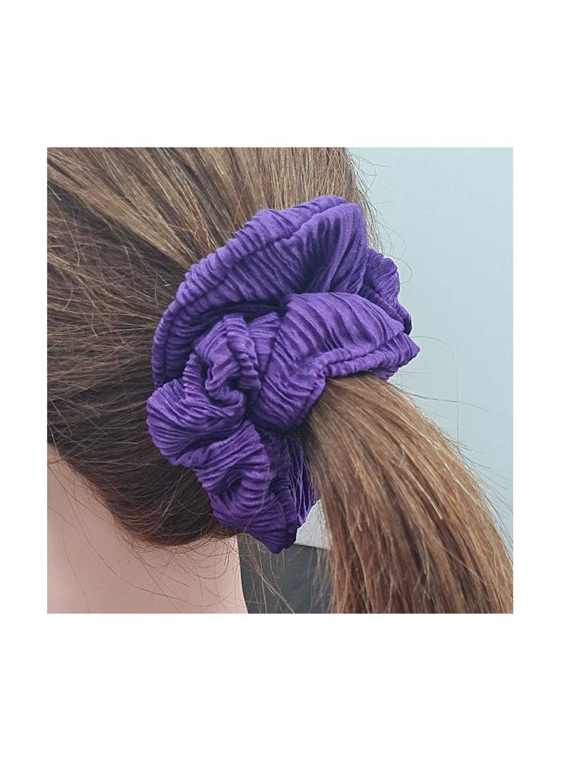 Coleta Para Cabello Mediana Morado-1