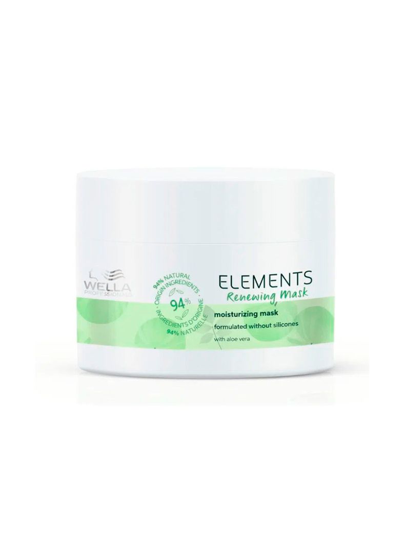 WELLA - Mascarilla  humectante con aloe vera Elements de 150 Ml-0