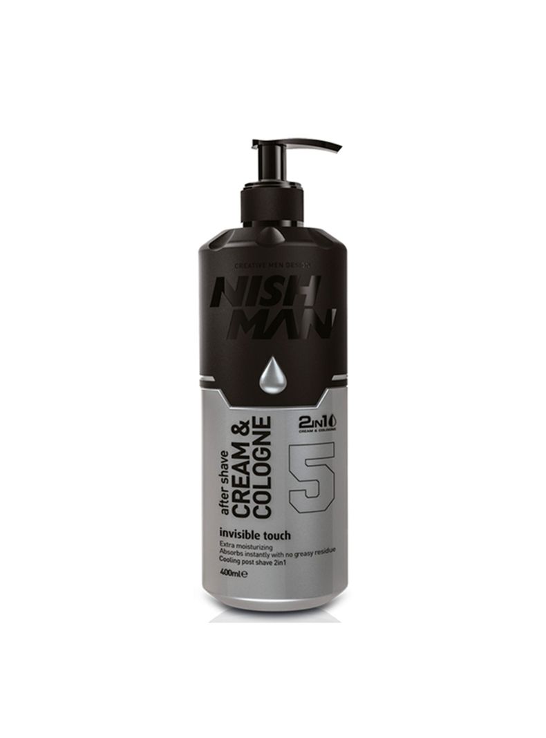 Nishman - Crema Y Colonia After Shave N°05 Invisible 400 Ml-0