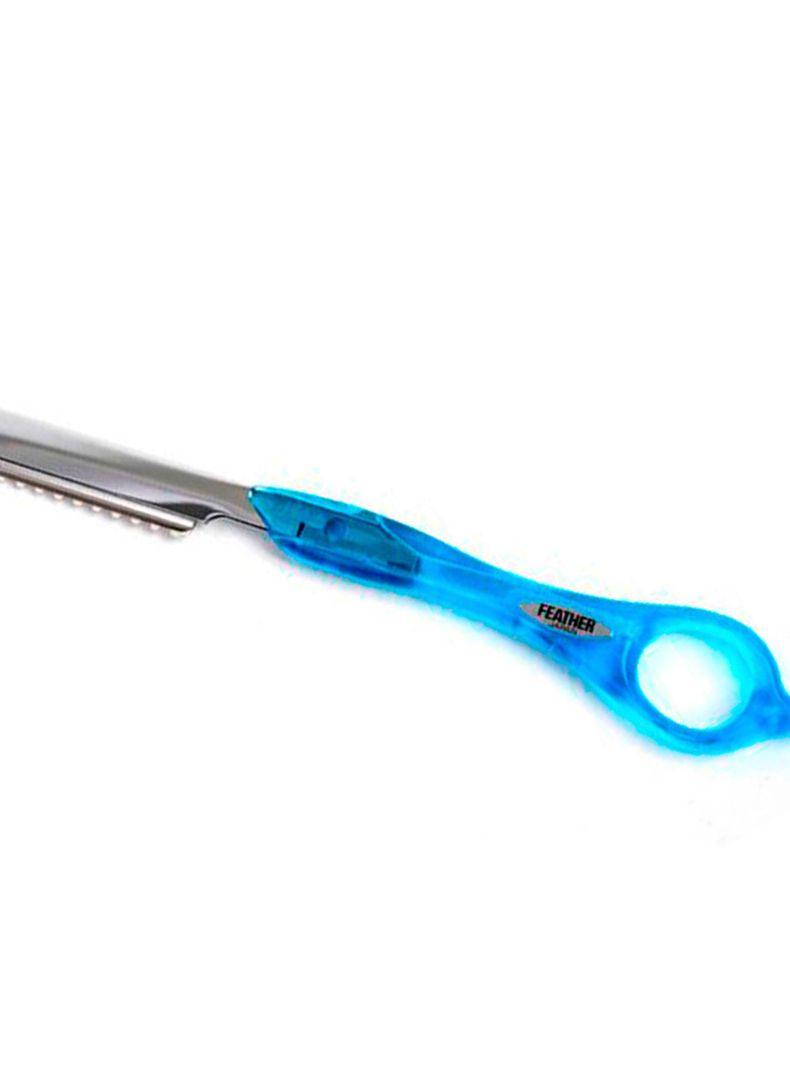 Navaja Profesional Aqua Azul Feather-1