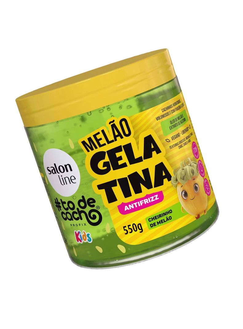 Gelatina Antifrizz Kids Melon Salon Line 550 Gr-1