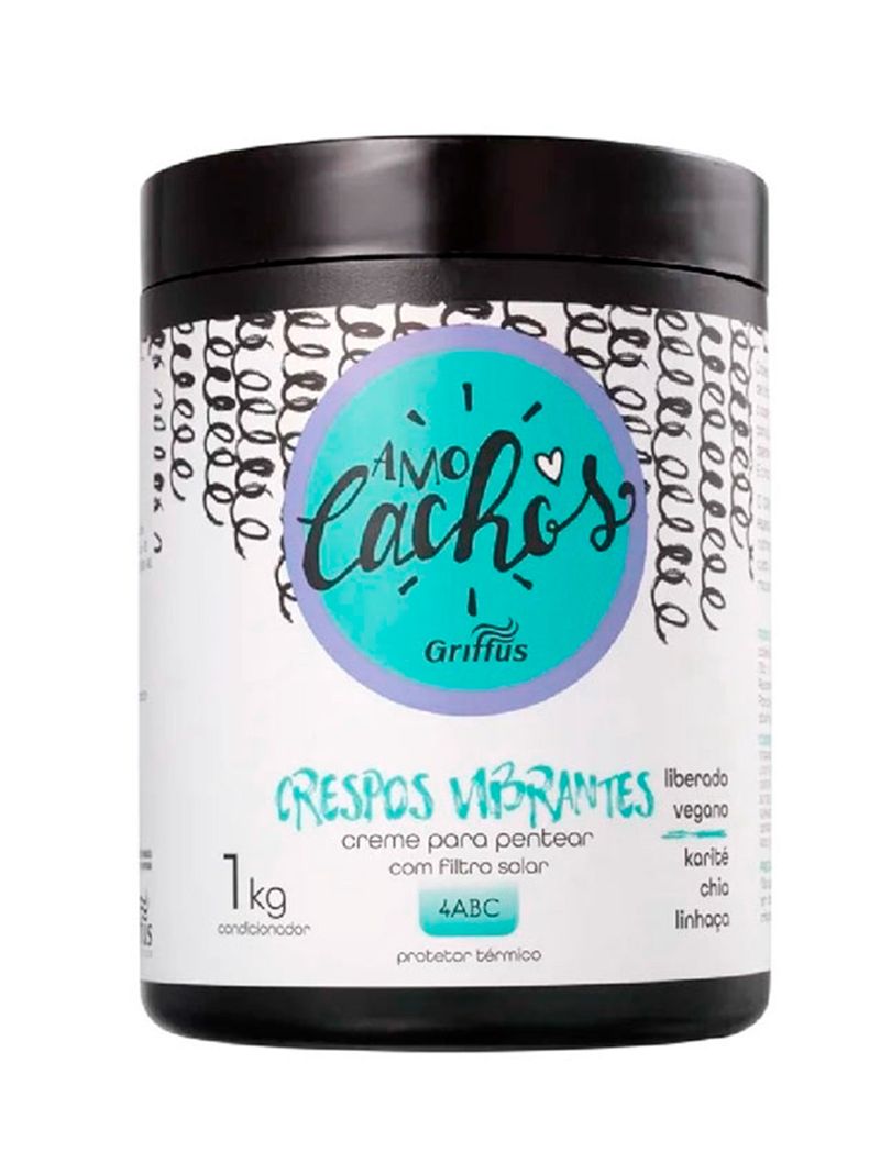 Crema Para Peinar Cabello Con Crespos 4abc Griffus 1kg-0