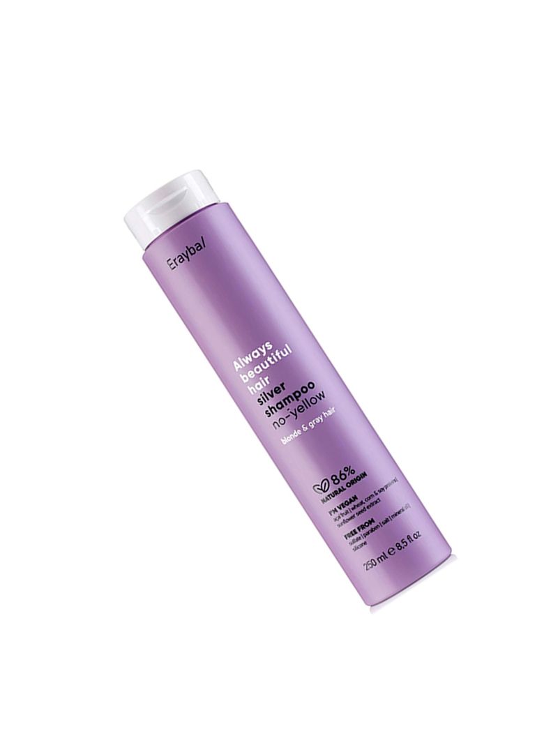 ERAYBA - Shampoo Silver Tonalizador para rubios 250ml-1