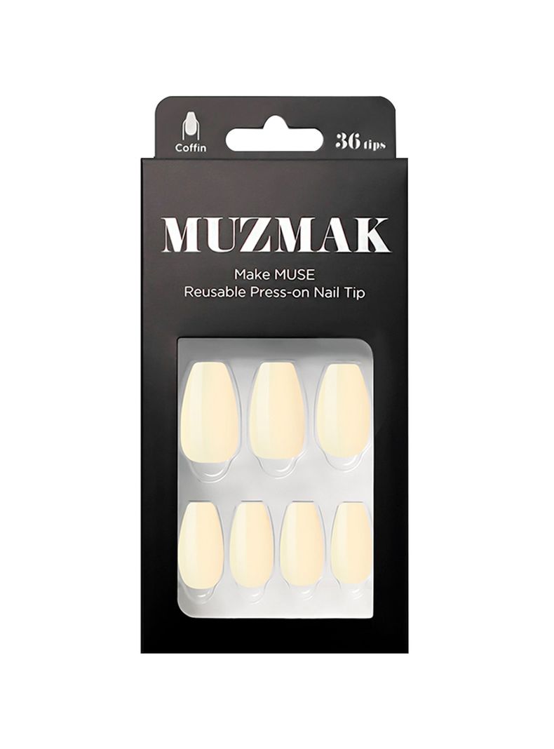 MUZMAK - Uñas Press On Butter Coffin 36 U.-0