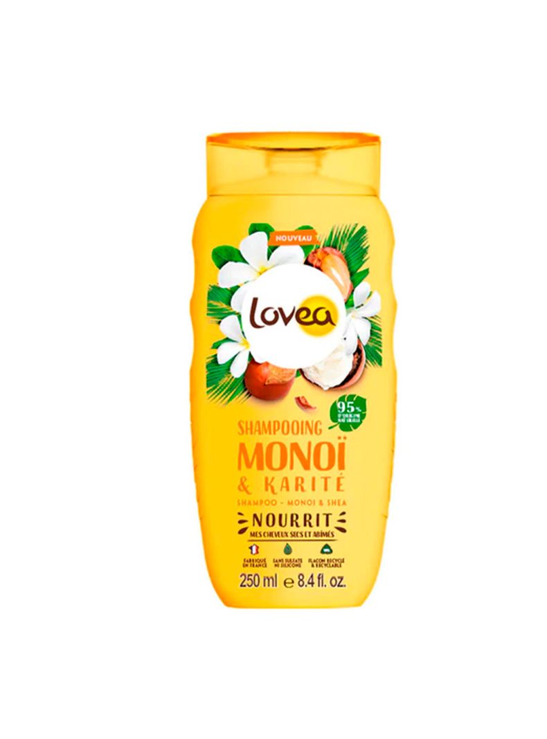 Shampoo Monoi Y  Karite Lovea 250 Ml Cabello Seco Y Dañado-0