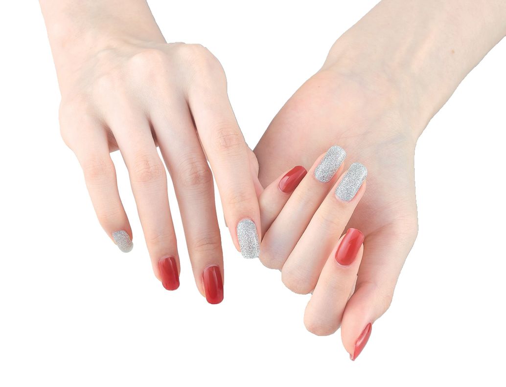 Uñas Sticker Efecto Gel Tiolla Red Star-0