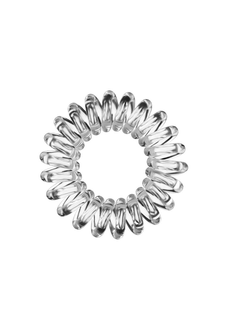 Coleta En Espiral Invisibobble Color Transparente 3 Un-1