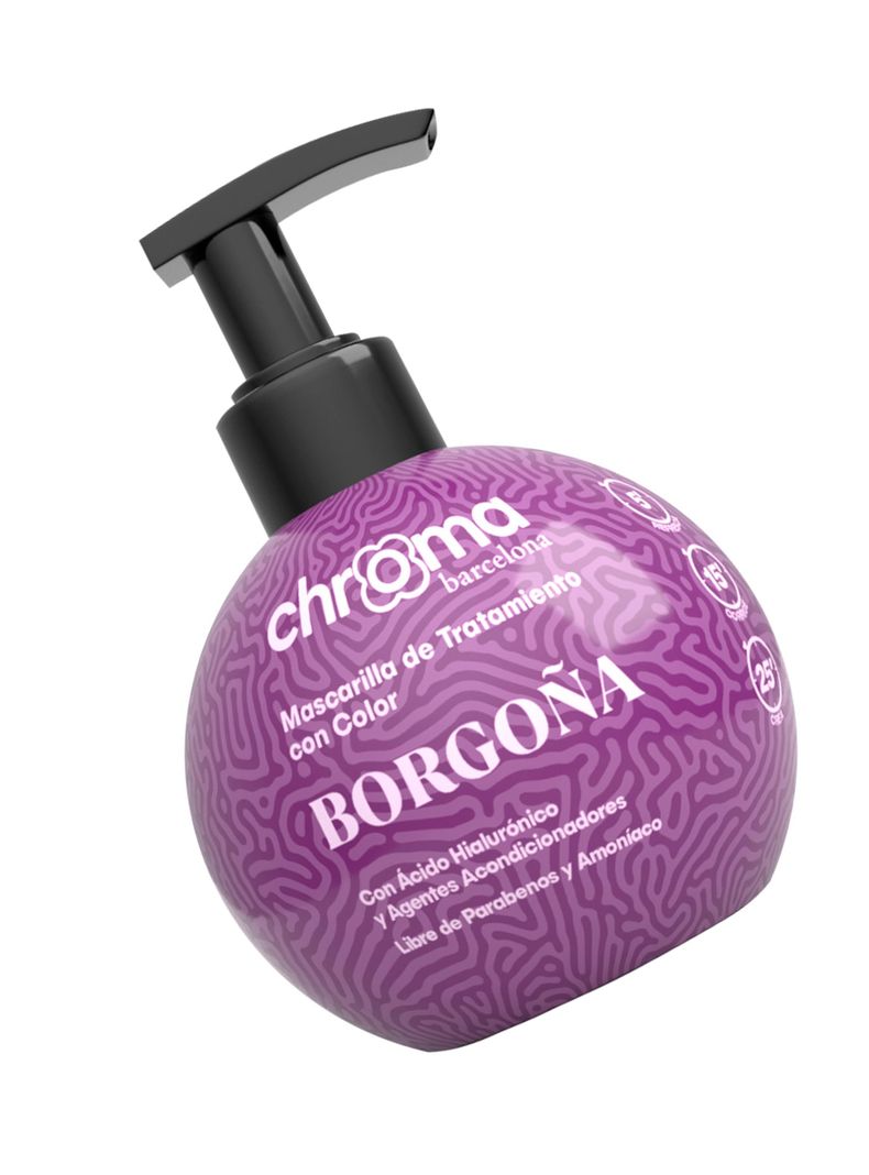 Chroma Barcelona Matizador Semi Permamente Borogoña 250 Ml-1