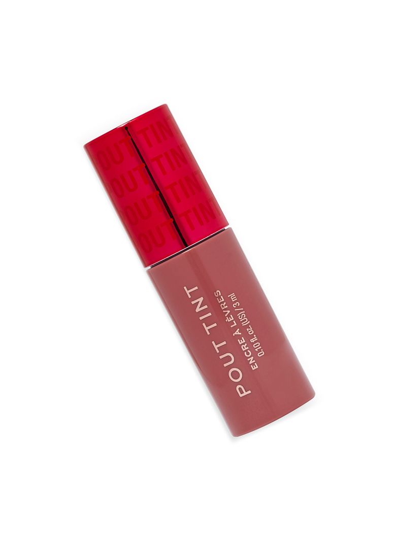 Labial Líquido Pout Tint para labios y mejillas de Makeup Revolution 3ml - NUDE DREAMS-1