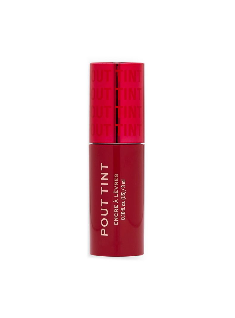 Labial Líquido Pout Tint para labios y mejillas de Makeup Revolution 3ml - SIZZLIN RED-0