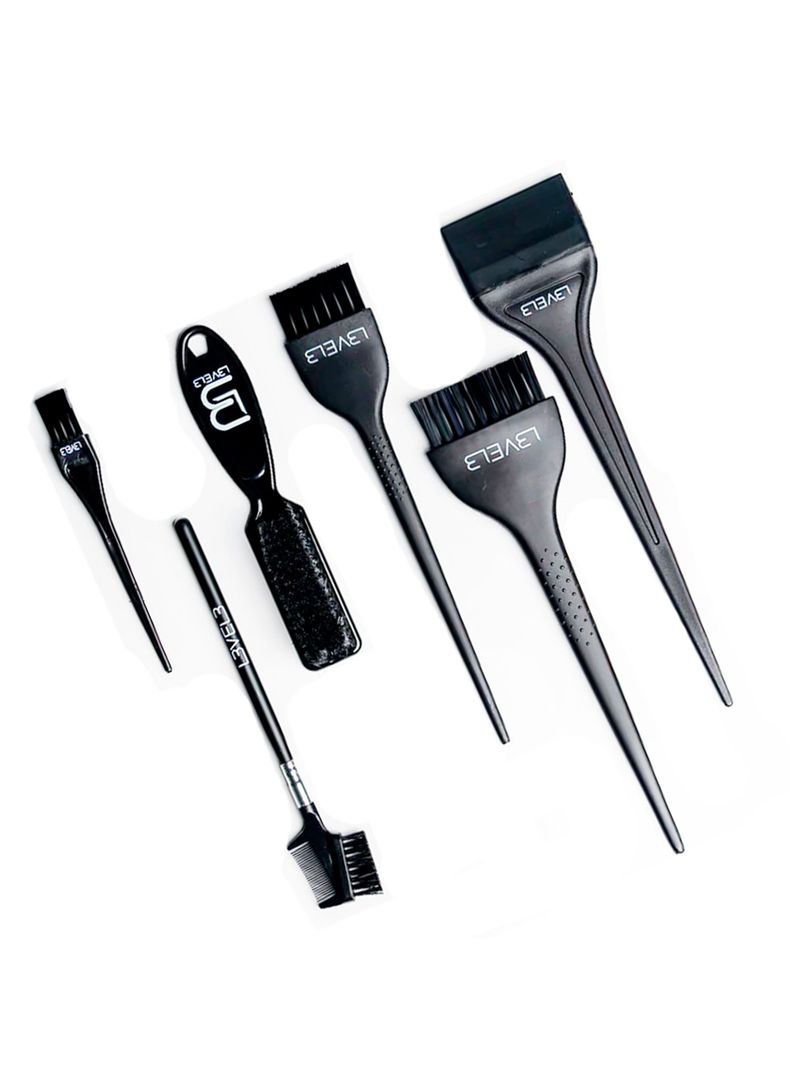 Brochas Para Tinturar El Cabello Set De 6 Piezas Level 3-1