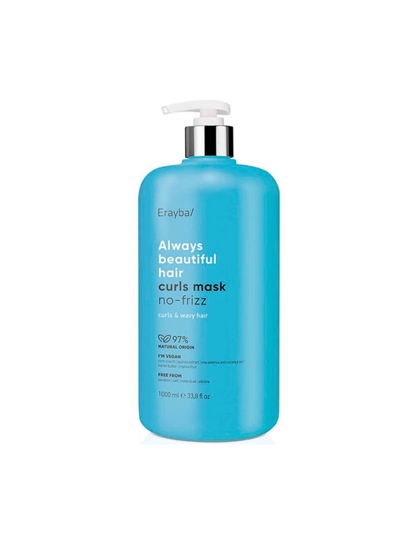 ERAYBA - Mascarilla capilar Cabello Rizado control frizz 1000ml-0