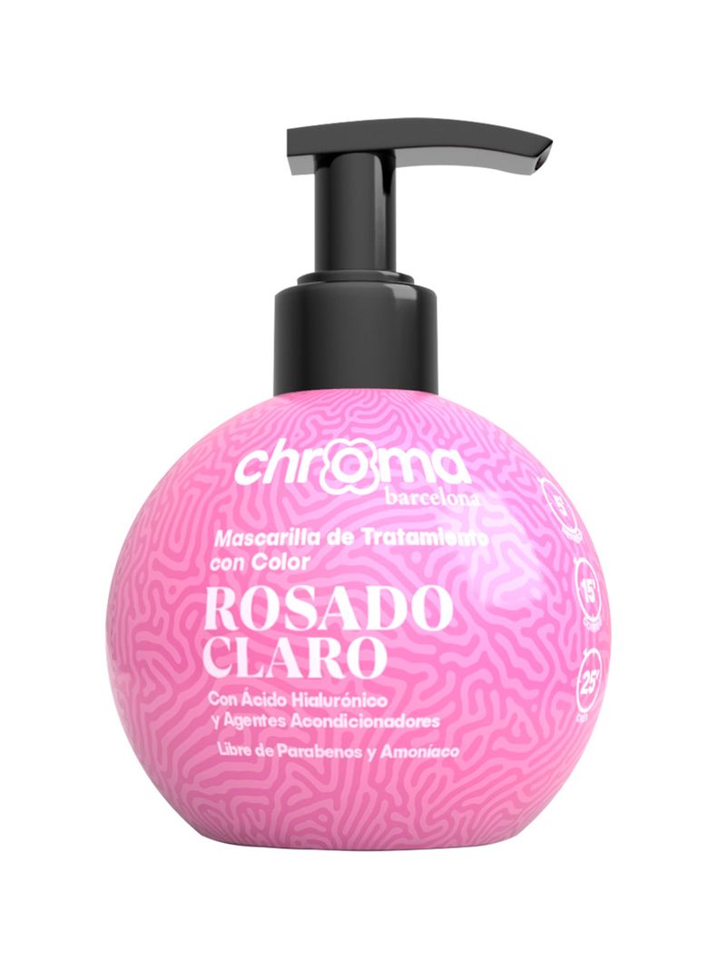 Chroma Barcelona Matizador Semi Permamente Rosado Claro 250 Ml-0